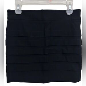 Forever 21 Black Bandage Mini Skirt - medium
